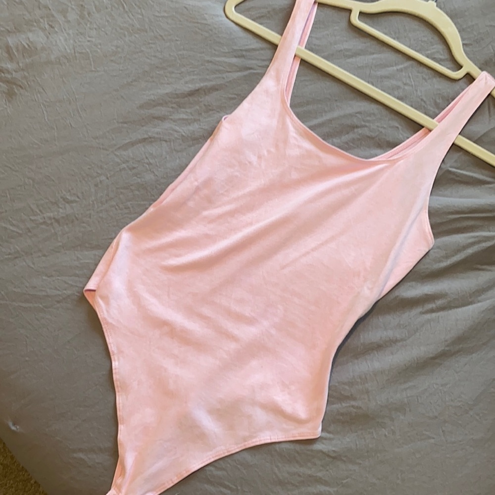 Garage Brand pink bodysuit, never worn, Small